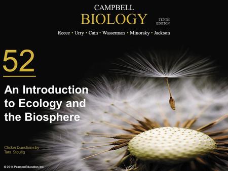 An Introduction to Ecology and the Biosphere