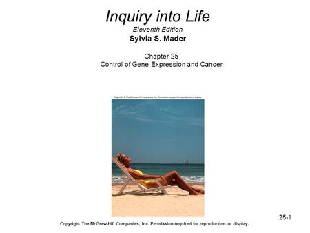 Inquiry into Life Eleventh Edition Sylvia S. Mader