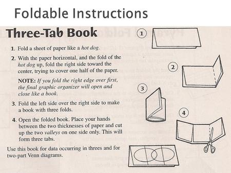 Foldable Instructions