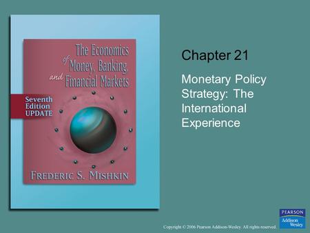 Monetary Policy Strategy: The International Experience