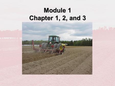 Module 1 Chapter 1, 2, and 3. Chapter 1 Overview of Soil Fumigants and Soil Fumigation.