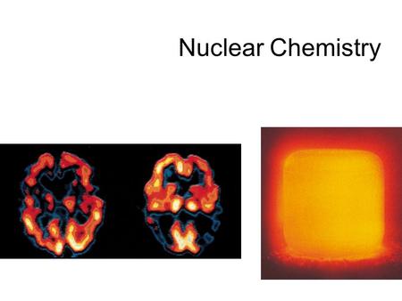 Nuclear Chemistry.