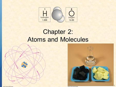 Chapter 2: Atoms and Molecules