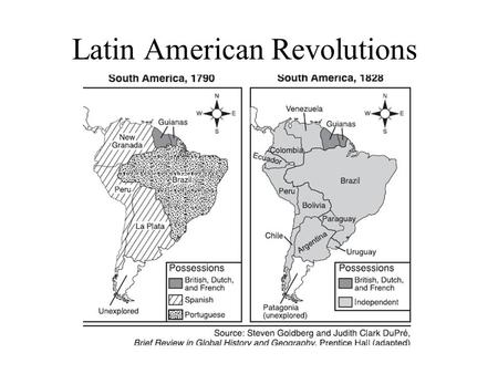 Latin American Revolutions