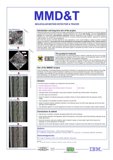 Solution The whole process of recognition and assignment works as follows: Choose the sequence of pictures Mark the rotation angle of the molecule tracks.