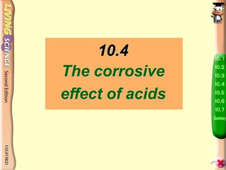 10.4 The corrosive effect of acids clay pot Which one would you use to cook pork in ginger-vinegar, metal saucepan or clay pot? p.23.