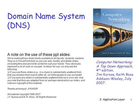 Domain Name System (DNS)