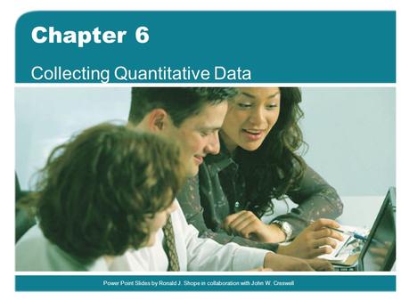 Collecting Quantitative Data