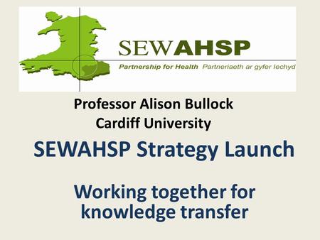 Professor Alison Bullock Cardiff University