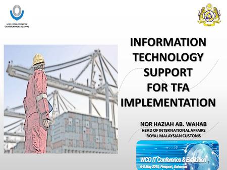 The animation is already done for you; just copy and paste the slide into your existing presentation. INFORMATION TECHNOLOGY SUPPORT FOR TFA IMPLEMENTATION.