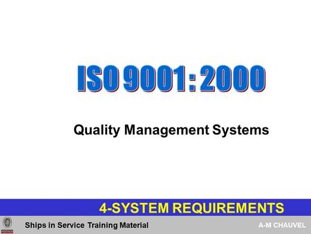 Quality Management Systems