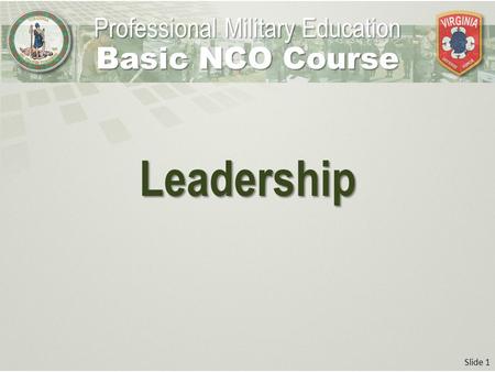 Professional Military Education