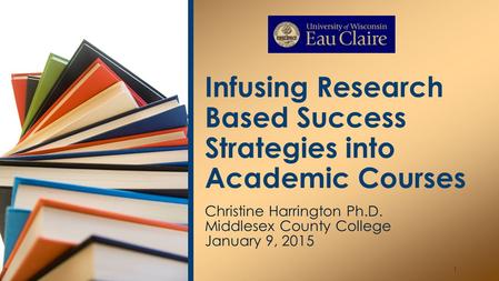 Infusing Research Based Success Strategies into Academic Courses