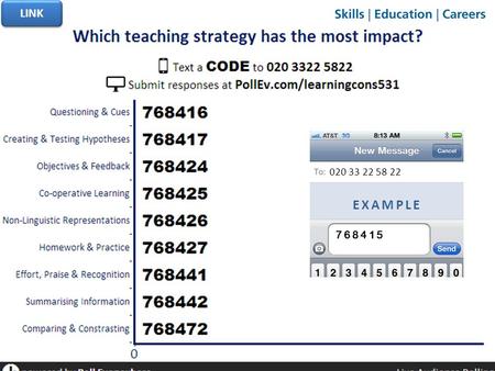 020 33 22 58 22 768415 EXAMPLE LINK. Evidence Based Learning.