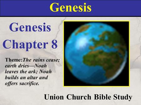 Union Church Bible Study