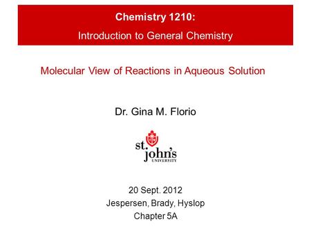 Introduction to General Chemistry