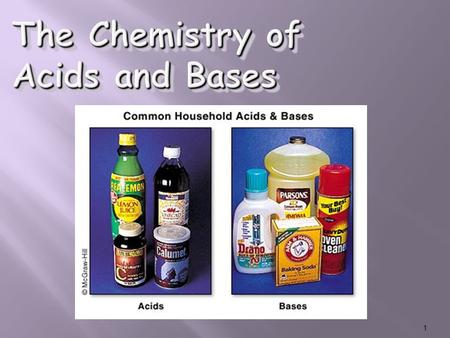 1. 2 3 4 Have a sour taste. Vinegar is a solution of acetic acid. Citrus fruits contain citric acid. React with certain metals to produce hydrogen.