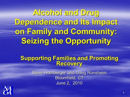 Supporting Families and Promoting Recovery