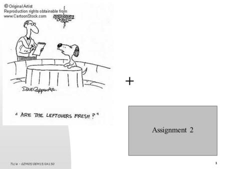 TU/e - 0ZM05/0EM15/0A150 1 + Assignment 2. TU/e - 0ZM05/0EM15/0A150 2 Course aim knowledge about concepts in network theory, and being able to apply that.