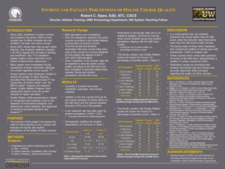 Both descriptive and correlational. First, the researcher reviewed the online courses according to the Quality Matters scoring rubric to provide a score.