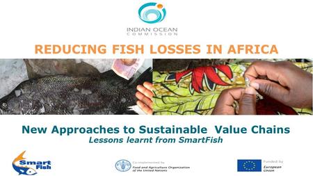 REDUCING FISH LOSSES IN AFRICA New Approaches to Sustainable Value Chains Lessons learnt from SmartFish.