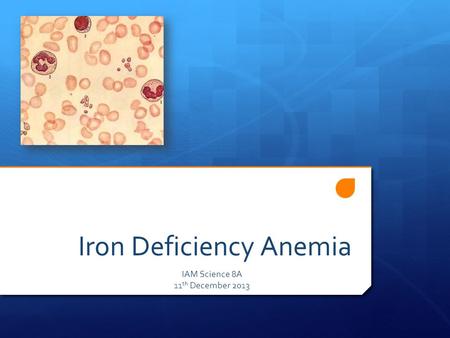 Iron Deficiency Anemia