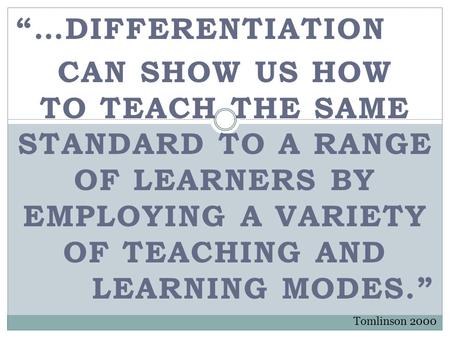 “…differentiation can show us how