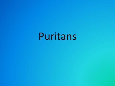 Puritans. The Puritan (or Colonial) Period (page 134) The time period most often associated with Puritan (or Colonial) literature is about 1607- 1776.