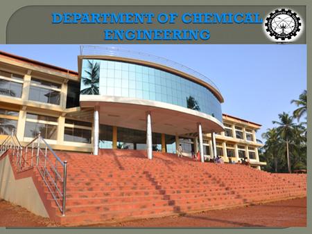 Department Summary Name of the Programmes Offered UG & PhD No of Faculty Members 09 Areas of specialization Fluidization Engineering, Hydrodynamics, Mass.