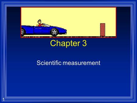 Scientific measurement