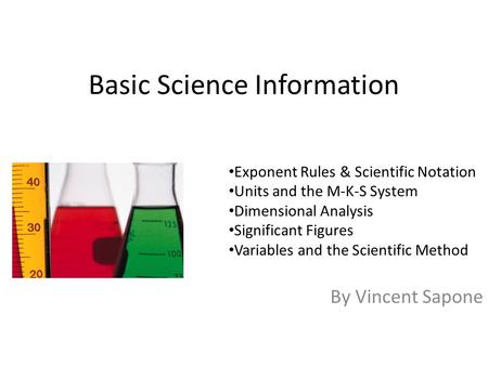 Basic Science Information