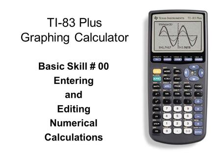 TI-83 Plus Graphing Calculator