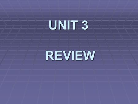 UNIT 3 REVIEW. Elements  If the formula has ONE CAPITAL LETTER, it is an element, and its name is what is found on the periodic table (regardless of.