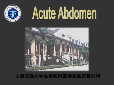 Acute Abdomen.