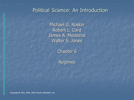 Political Science: An Introduction