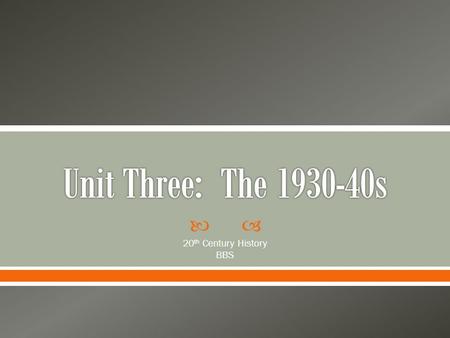  20 th Century History BBS.  Warm Up o Describe two pieces of information that you learned over the winter holiday.  1920s Review o Facing History.