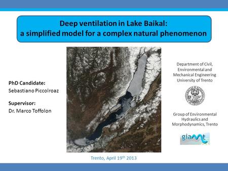 Deep ventilation in Lake Baikal: