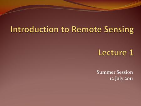 Summer Session 12 July 2011. Basic Info Lecturer: Alyssa Whitcraft Office Hours: by appointment TA: Sumalika Biswas