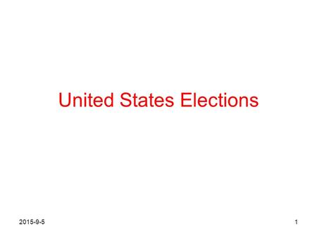 United States Elections 2015-9-51. o 2 Voting qualification and ways to vote Eligibility The eligibility of an individual for voting is set out in the.