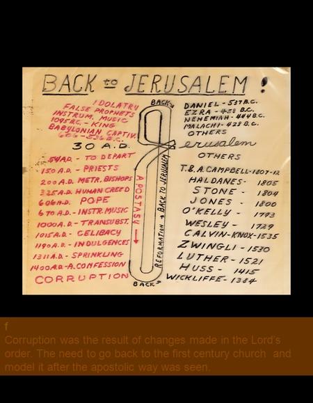 AbcdefghIklmnOpAbcdefghIklmnOp... A b c d e f g h I k l m n O p............ f Corruption was the result of changes made in the Lord’s order. The need to.