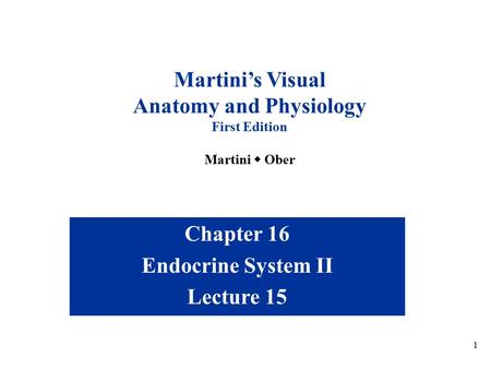 Anatomy and Physiology