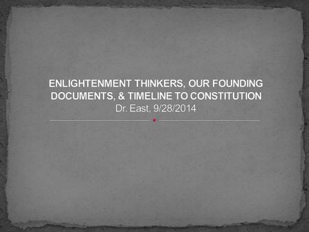 Intellectuals dedicated to changing and reforming society Often disagreed with each other but all championed people’s rights for input into the actions.