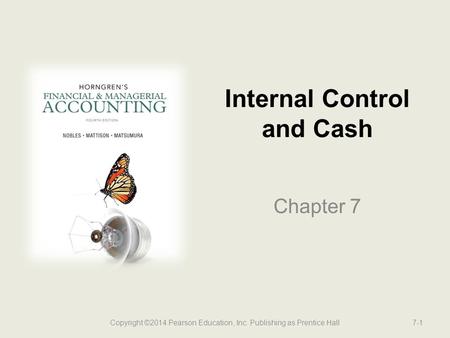 Internal Control and Cash