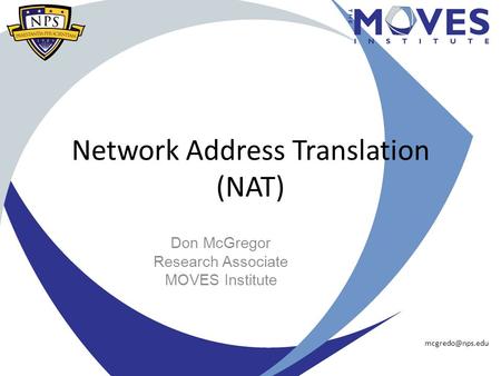 Network Address Translation (NAT)