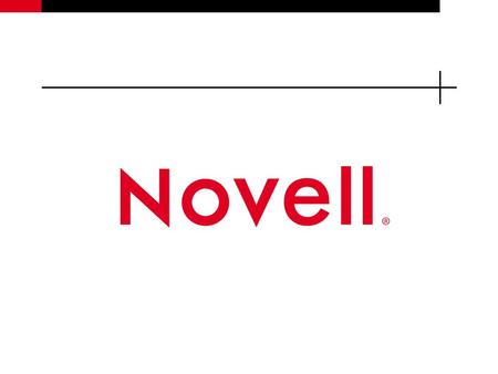 ZENworks for Servers Presenter Name Title Directory-Enabled Management Novell is a leader in Directory-Enabled Workstation management, and we are now.