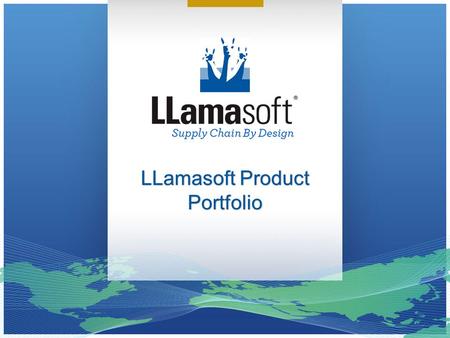 LLamasoft Product Portfolio