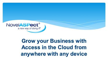  Cloud Computing means storing and accessing data and programs over the Internet instead of your computer’s hard drive.  Your software applications.