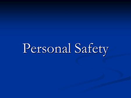 Personal Safety. Working alone Many people in remote places have to work alone. A person is alone at work when they can't be seen or heard by another.