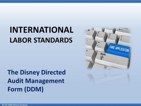 INTERNATIONAL LABOR STANDARDS