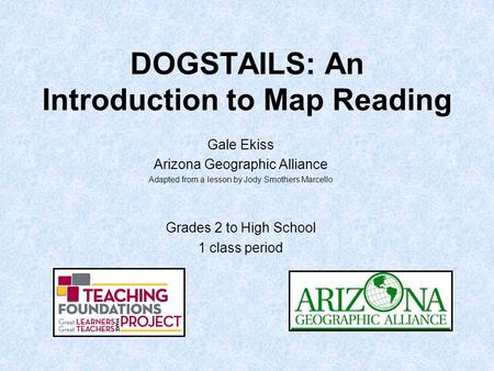 DOGSTAILS: An Introduction to Map Reading